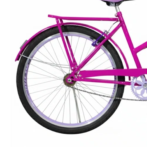 Bicicleta 26 Feminina Pink Poti Aro Aero Lilas