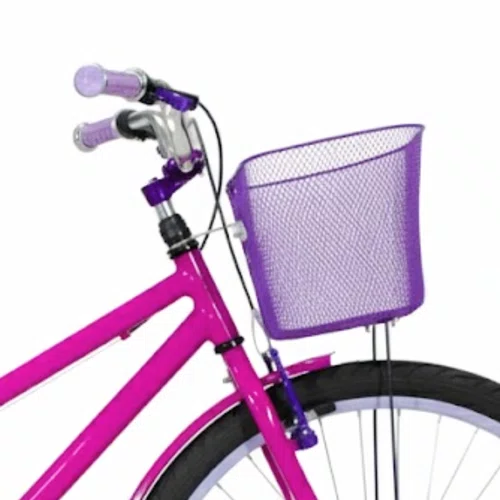 Bicicleta 26 Feminina Pink Poti Aro Alumínio Lilas