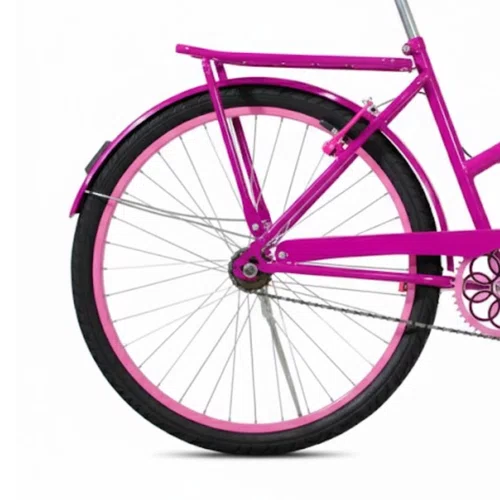 Bicicleta 26 Feminina Pink Poti Aro Alumínio Rosa