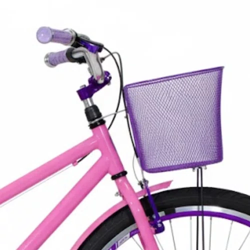 Bicicleta 26 Feminina Rosa Poti Aro Aero Violeta