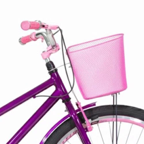 Bicicleta 26 Feminina Violeta Poti Aro Aero Rosa