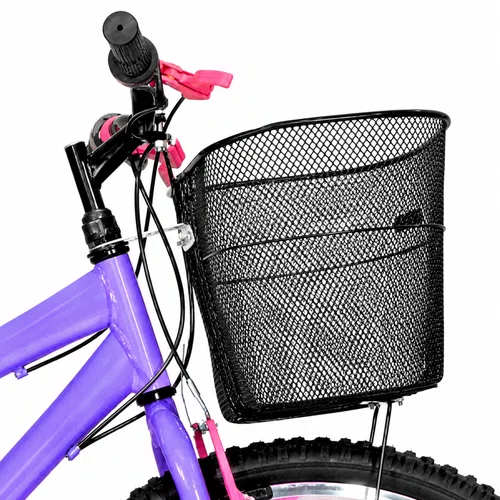 Bicicleta 26 Lilas Urbana Aro Aero Rosa 18 Marchas