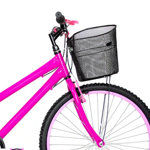 Bicicleta 26 Feminina Pink Urbana Aro Alumínio Rosa 18 Marchas