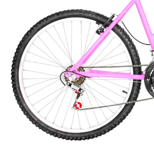 Bicicleta 26 Feminina Rosa Urbana Aro Alumínio 18 Marchas