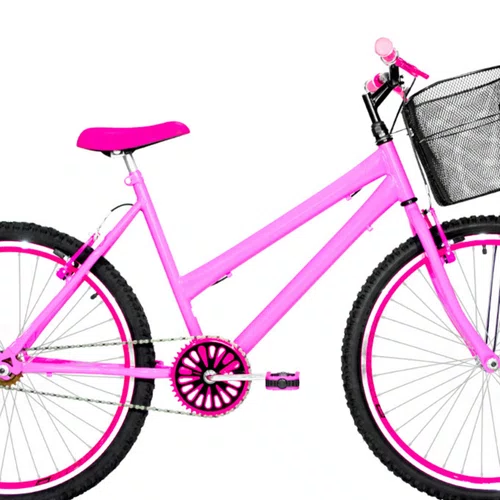 Bicicleta 26 Feminina Rosa Urbana Aro Aero Pink