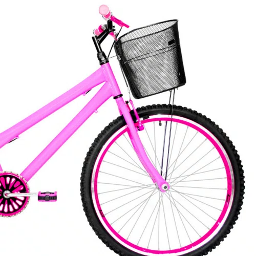 Bicicleta 26 Feminina Rosa Urbana Aro Aero Pink