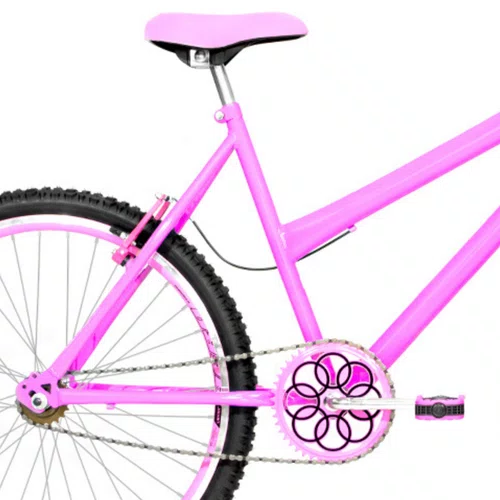 Bicicleta 26 Feminina Rosa Urbana Aro Aero Rosa