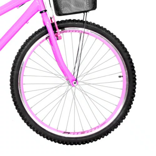Bicicleta 26 Feminina Rosa Urbana Aro Aero Rosa