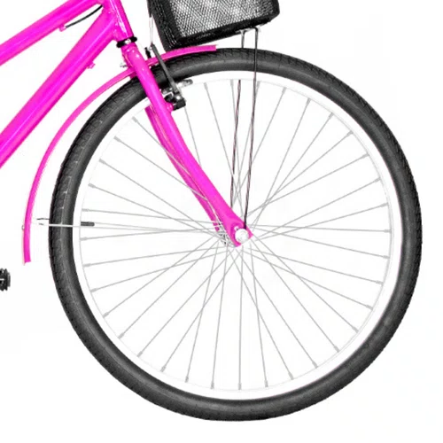 Bicicleta 26 Pink Poti Aro Aluminio