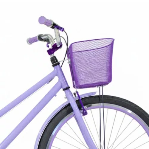 Bicicleta 26 Feminina Lilás Poti Aro Alumínio Lilás
