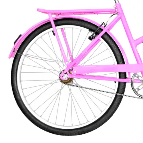 Bicicleta 26 Rosa Poti Aro Aluminio