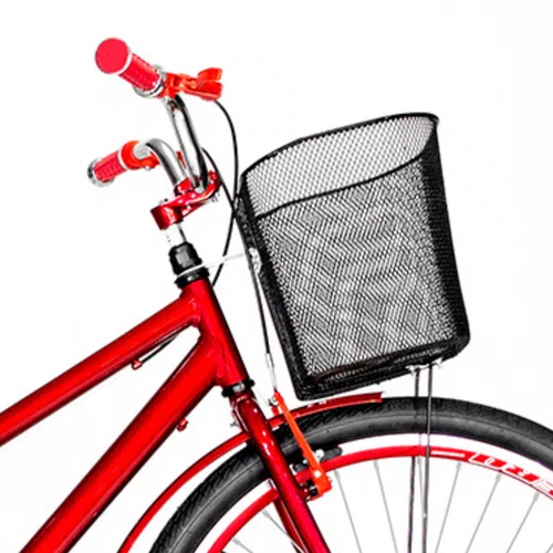 Bicicleta 26 Vermelha Poti Aro Aero Vermelho