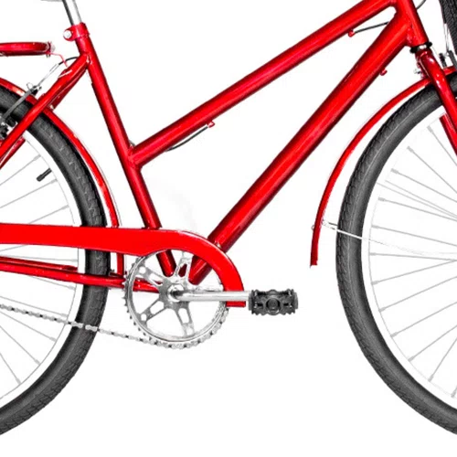 Bicicleta 26 Vermelha Poti Aro Aluminio