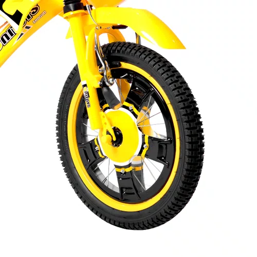 Bicicleta Aro 16"  Moto Cross Amarela
