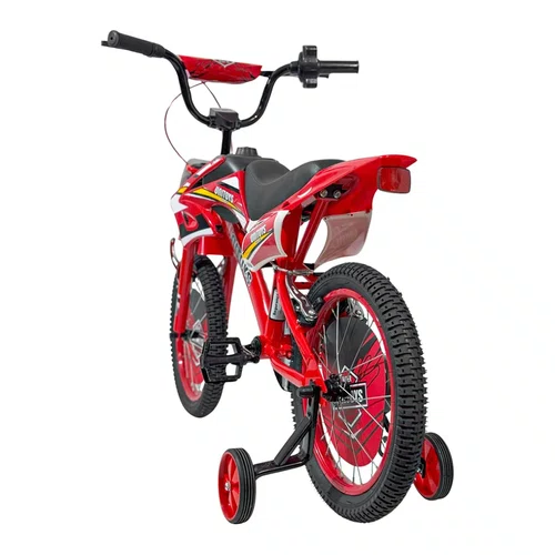 Bicicleta Aro 16" Moto Cross Vermelha