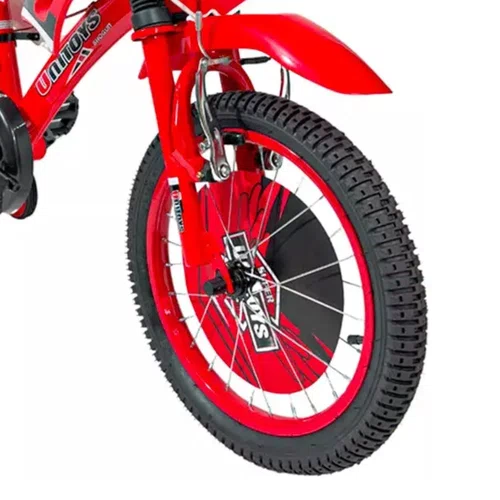 Bicicleta Aro 16" Moto Cross Vermelha