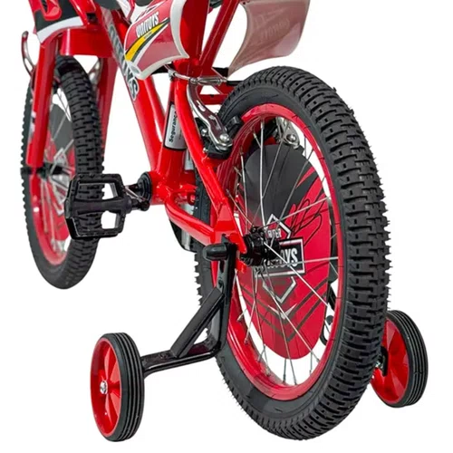 Bicicleta Aro 16" Moto Cross Vermelha