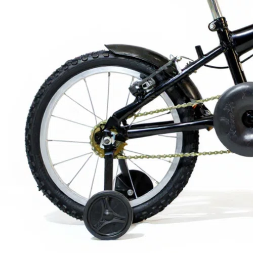 Bicicleta 16 Masculina Preta Infantil Aro Alumínio