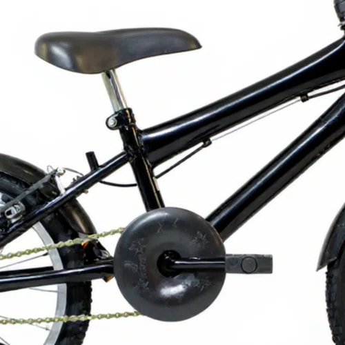Bicicleta 16 Masculina Preta Infantil Aro Alumínio