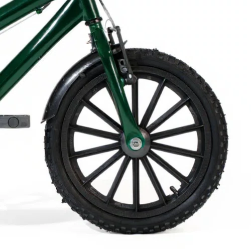 Bicicleta 16 Masculina Verde Escuro Infantil Rodas Nylon Preta