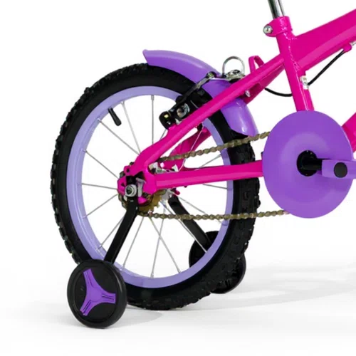 Bicicleta 16 Feminina Pink Infantil Aro Alumínio Lilás