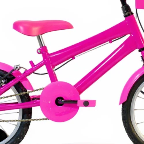 Bicicleta 16 Feminina Pink Infantil Aro Alumínio