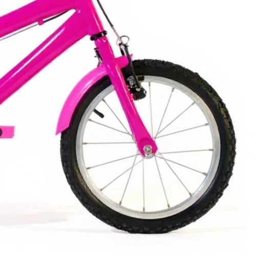 Bicicleta 16 Feminina Pink Infantil Aro Alumínio