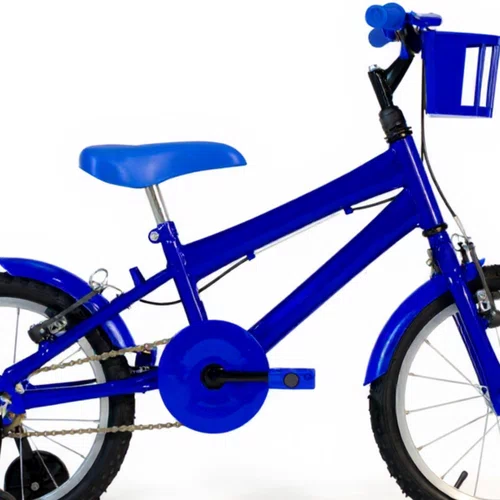 Bicicleta 16 Masculina Azul Infantil Aro Alumínio