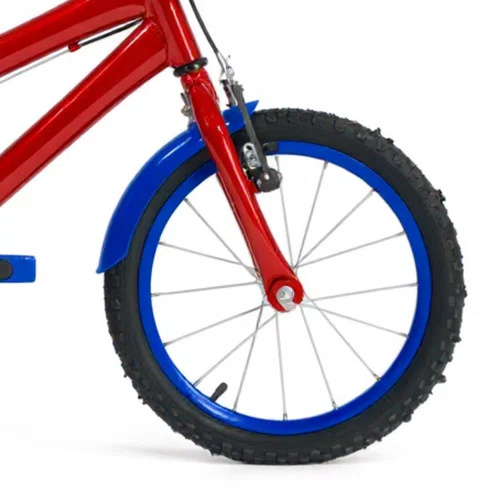 Bicicleta 16 Masculina Vermelha Infantil Aro Aluminio Azul