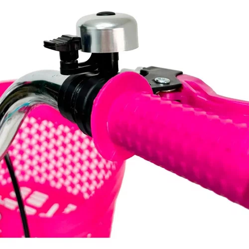 Bicicleta Love Aro 16 Tiffany e Pink com Rodinhas