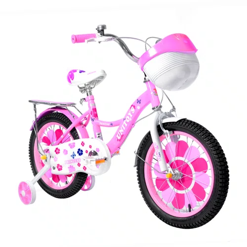 Bicicleta Unitoys Aro 14 Princess | Infantil Menina | Com Rodinhas