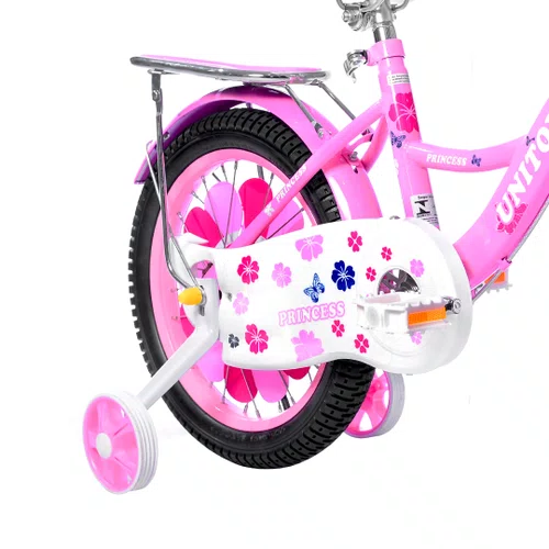 Bicicleta Unitoys Aro 14 Princess | Infantil Menina | Com Rodinhas