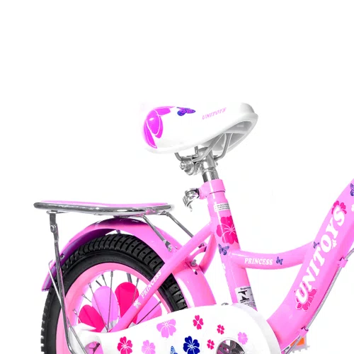 Bicicleta Unitoys Aro 14 Princess | Infantil Menina | Com Rodinhas