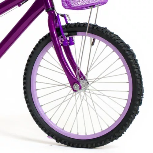 Bicicleta 20 Feminina Violeta Infantil Aro Alumínio Lilás