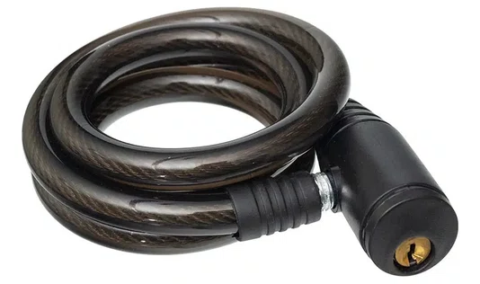 Cadeado Para Bicicleta Com Chave - 12mm X 1000mm Gta Preto