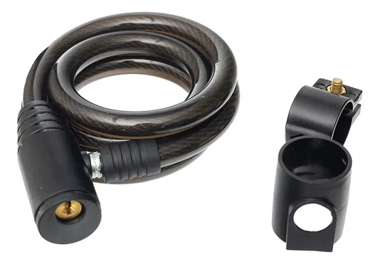 Cadeado Para Bicicleta Com Chave - 12mm X 1000mm Gta Preto