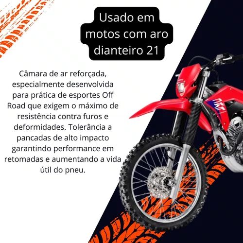 Câmara Ar Moto Aro 21 Dianteira Xre 300/xr 250/tornado 250