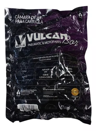 Câmara de Ar Vulcan Bor Aro 8 Carrinho de Mão/Carriola