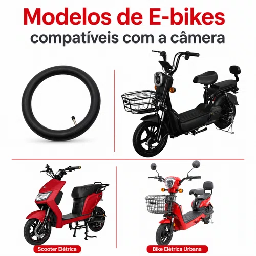 Câmara Ar Scooter Bike Elétrica 14x2,50 Aro 10