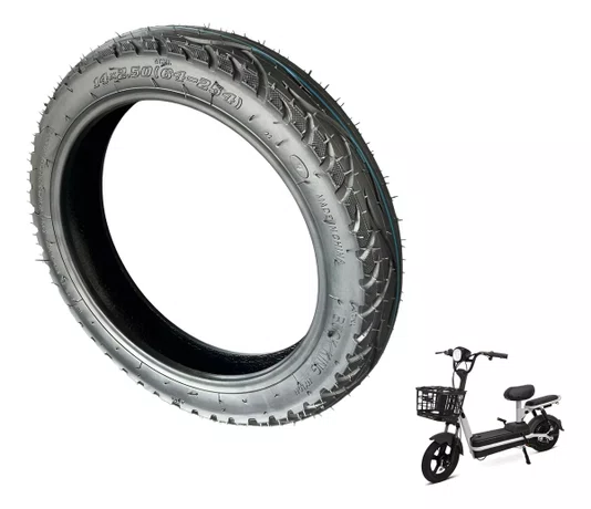 Câmera De Ar 14x2,50 Aro 10 Scooter/moto/bicicleta Elétrica