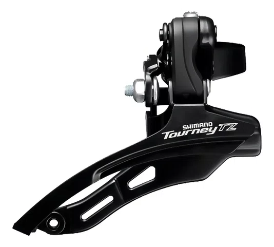 Câmbio Dianteiro Shimano Tourney FD-TZ500 Top Pull 3x6/7/8 Velocidades 31,8mm