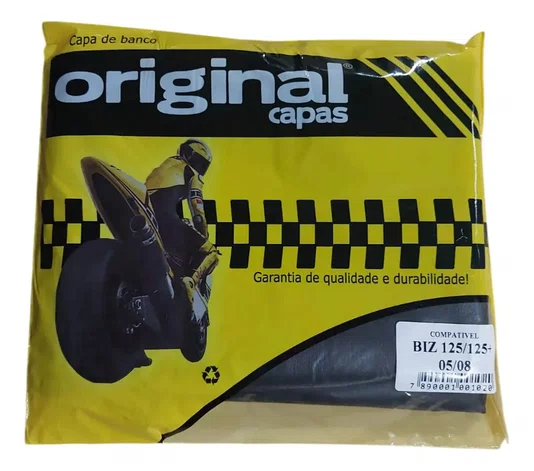 Capa Banco Honda Biz 125 2005 a 2008