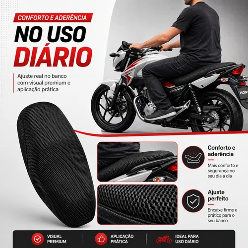 Capa Termica Banco Moto CG, Titan, YBR (todas)