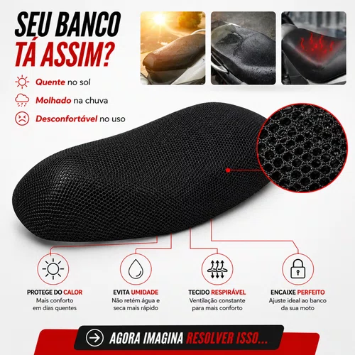 Capa Térmica Banco Moto Biz Pop (todas)