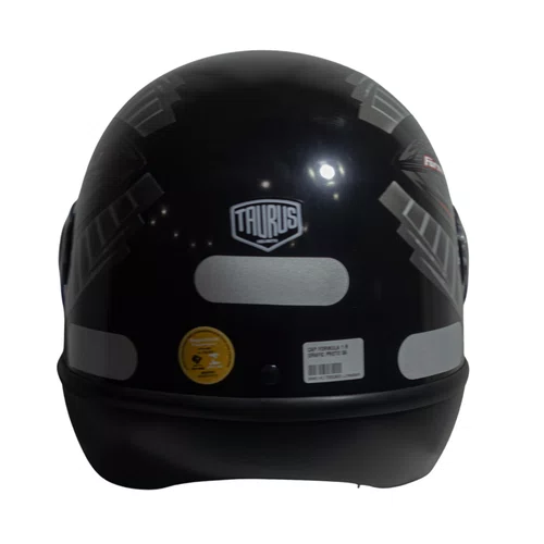 Capacete Fechado Fórmula 1 R Grafic Preto Fosco Tam.58