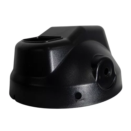 Carcaça de Farol Redonda Plasmoto Honda Titan 150 (04-08) / Fan 150 (até 13) - Preta