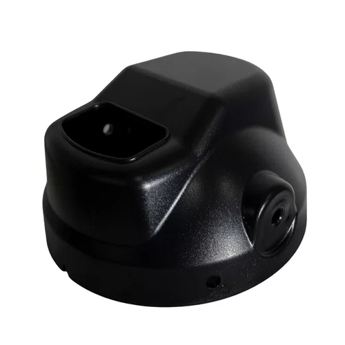 Carcaça de Farol Redonda Plasmoto Honda Titan 150 (04-08) / Fan 150 (até 13) - Preta
