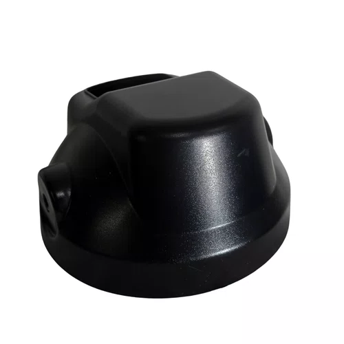 Carcaça de Farol Redonda Plasmoto Honda Titan 150 (04-08) / Fan 150 (até 13) - Preta