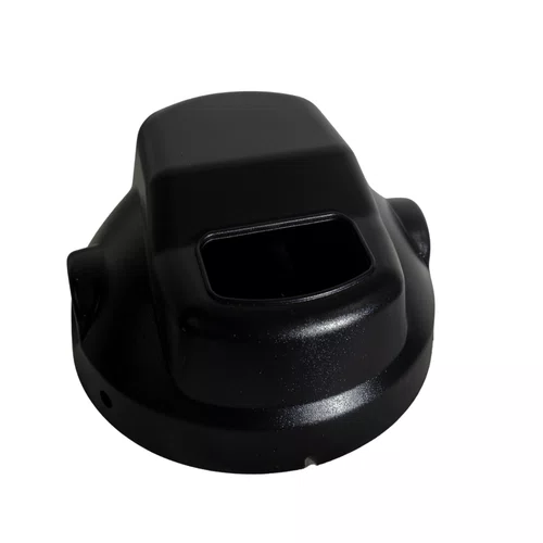 Carcaça de Farol Redonda Plasmoto Honda Titan 150 (04-08) / Fan 150 (até 13) - Preta
