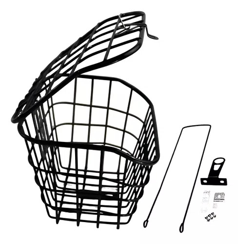 Cesta Para Bicicleta 26 Reforçada Grande Com Tampa